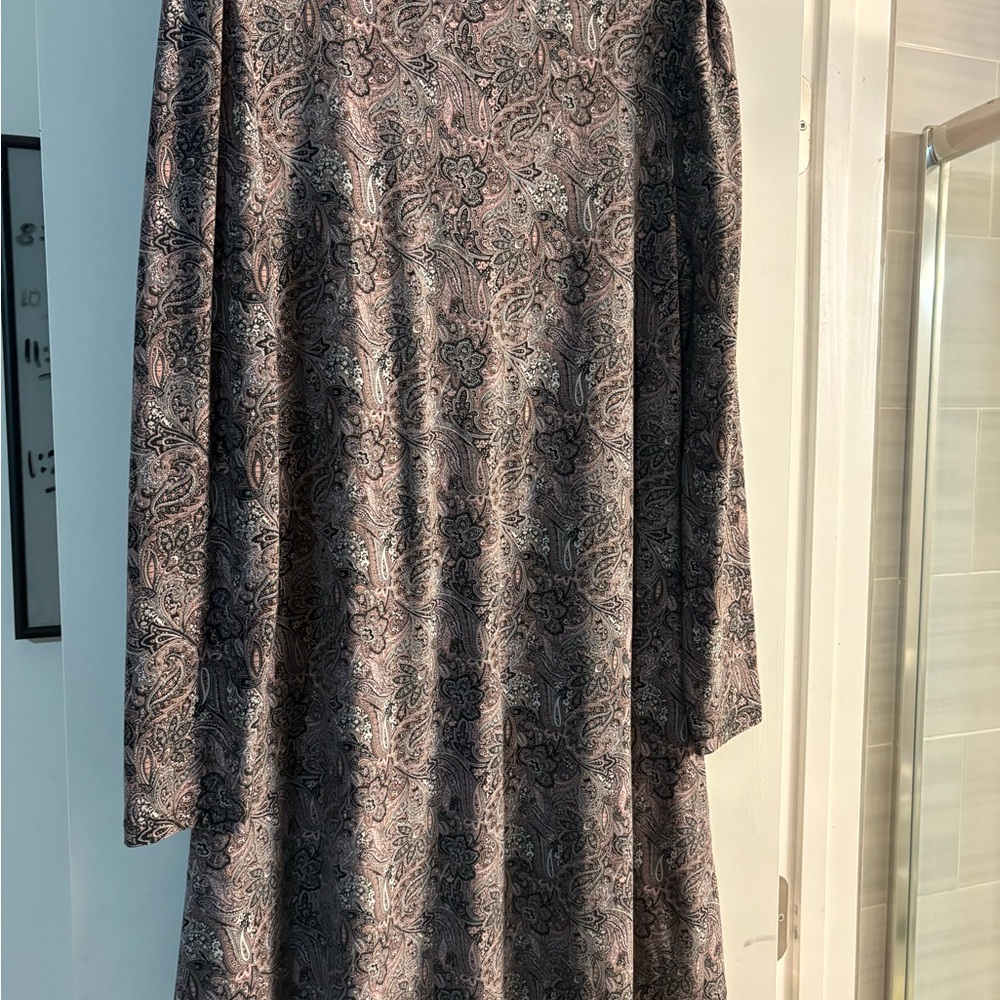 Sonoma A-Line Long Sleeve Dress